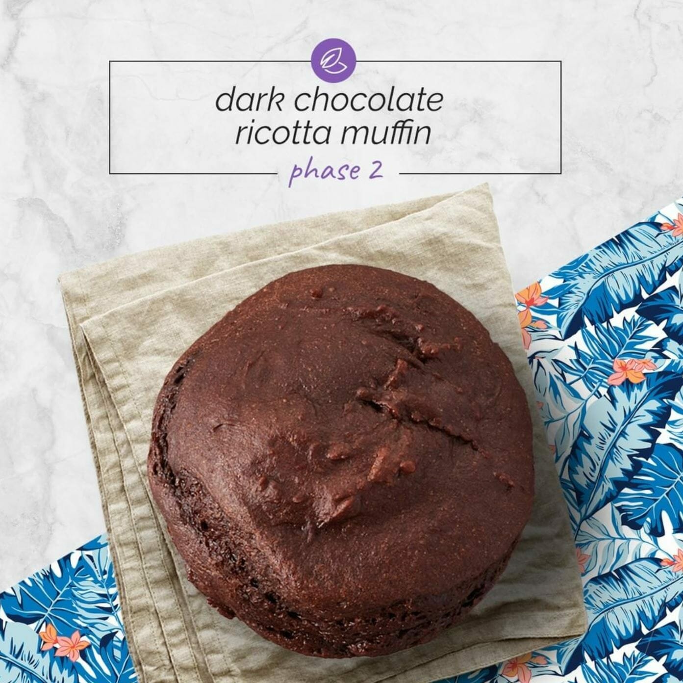 south-beach-diet-phase-2 Dark chocolate ricotta muffin