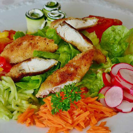 salad platter plate