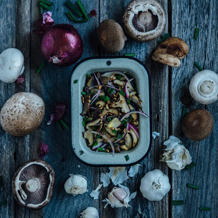 assorted mushroom