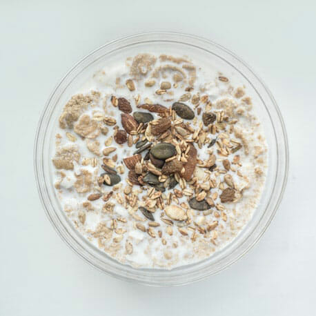 oatmeal with milk