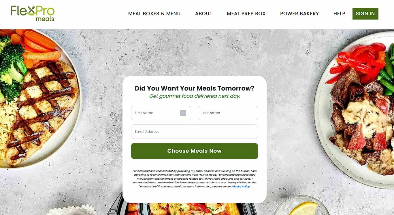 Flexpro website